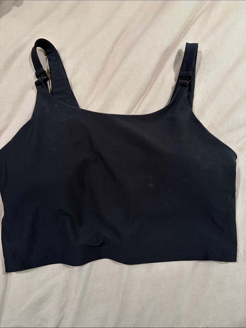 Black Crop Tank Top